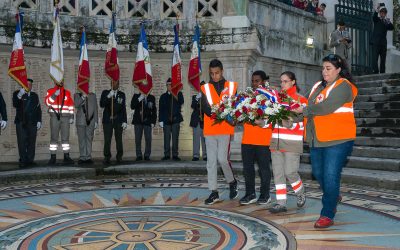 Le 11 novembre avec les lycéens de l’option Croix-Rouge