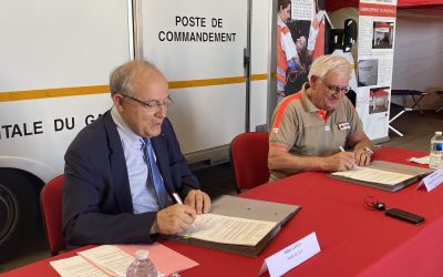 Signature de la convention avec le Préfet du Gard